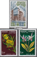 Andorra - Französische Post 303,307,308 (kompl.Ausg.) Postfrisch 1980 Landschaften, Naturschutz - Carnets