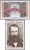 Andorra - Französische Post 286-287 (kompl.Ausg.) Postfrisch 1977 Recht - Carnets