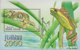 Südafrika Block81 (kompl.Ausg.) Postfrisch 2000 Natal-Waldsteiger - Unused Stamps