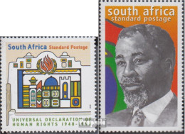 Südafrika 1183,1208 (kompl.Ausg.) Postfrisch 1998/1999 Menschenrechte, Mbeki - Nuevos