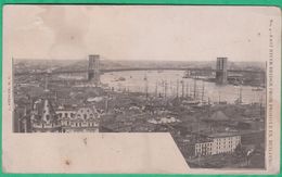 Etats Unis - New York - Fast River Bridge From Produce EX Building - Brooklyn