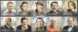 Großbritannien 3441-3450 Fünferstreifen (kompl.Ausg.) Postfrisch 2013 Persönlichkeiten - Unused Stamps