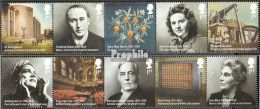 Großbritannien 3211-3220 Fünferstreifen (kompl.Ausg.) Postfrisch 2012 Persönlichkeiten - Unused Stamps