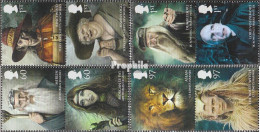 Großbritannien 3059-3066 Paare (kompl.Ausg.) Postfrisch 2011 Fantasyliteratur - Potter, Narnia U - Unused Stamps