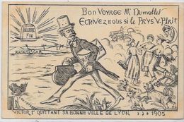 CPA Franc Maçonnerie Maçonnique Franc Maçon Madagascar Victor 1 Lyon Non Circulé - Philosophy