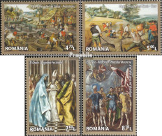 Rumänien 6851-6854 (kompl.Ausg.) Postfrisch 2014 Bildende Kunst - Unused Stamps