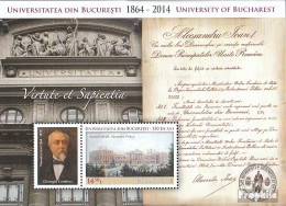 Rumänien Block598 (kompl.Ausg.) Postfrisch 2014 150 Jahre Universität - Nuovi