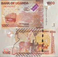 Uganda Pick-Nr: 49d Bankfrisch 2015 1.000 Shillings - Ouganda