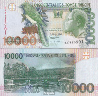 Sao Tome E Principe Pick-Nr: 66d Bankfrisch 2013 10.000 Dobras - Sao Tome And Principe