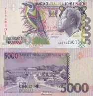 Sao Tome E Principe Pick-Nr: 65d Bankfrisch 2013 5.000 Dobras - Sao Tome En Principe