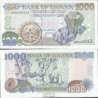 Ghana Pick-Nr: 32d Bankfrisch 1999 1.000 Cedis - Ghana