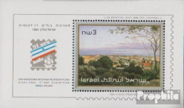 Israel Block44 (kompl.Ausg.) Postfrisch 1991 Briefmarkenausstellung - Nuevos (sin Tab)