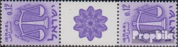 Israel 230SZ Zwischenstegpaar Postfrisch 1961 Tierkreiszeichen - Nuevos (sin Tab)