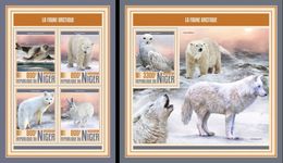 Niger 2017, Animals, Artic Fauna, 4val In BF +BF - Arctic Wildlife