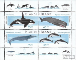 Island Block23 (kompl.Ausg.) Postfrisch 1999 Wale Und Delphine - Ungebraucht