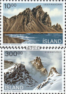Island 740-741 (kompl.Ausg.) Postfrisch 1991 Landschaften - Neufs