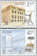 Island 726-727 (kompl.Ausg.) Postfrisch 1990 Post - Ungebraucht