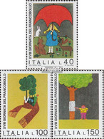 Italien 1546-1548 (kompl.Ausg.) Postfrisch 1976 Kinderzeichnungen - 1971-80: Nieuw/plakker
