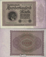 Deutsches Reich Rosenbg: 82a, Reichsdruckerei Bankfrisch 1923 100.000 Mark - 100.000 Mark