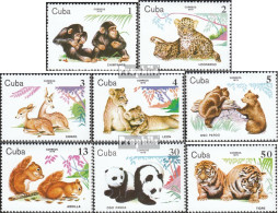 Kuba 2439-2446 (kompl.Ausg.) Postfrisch 1979 Tiere Des Zoologischen Gartens - Neufs