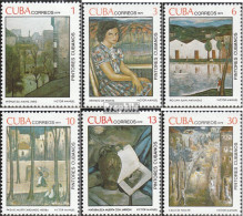 Kuba 2404-2409 (kompl.Ausg.) Postfrisch 1979 Gemälde Von V. Manuel - Neufs