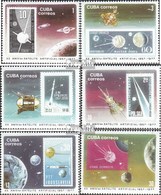 Kuba 2208-2213 (kompl.Ausg.) Postfrisch 1977 Erfolgreicher Start Sputnik I - Neufs