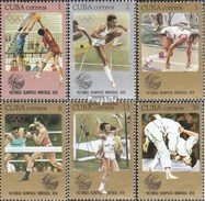 Kuba 2180-2185 (kompl.Ausg.) Postfrisch 1976 Kubanische Medaillengewinner - Neufs