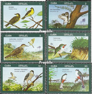 Kuba 2144-2149 (kompl.Ausg.) Postfrisch 1976 Einheimische Vögel - Neufs