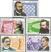 Kuba 2117-2121 (kompl.Ausg.) Postfrisch 1976 Geschichte Des Schachspiels - Neufs