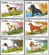 Kuba 2109-2114 (kompl.Ausg.) Postfrisch 1976 Jagdhunde - Neufs