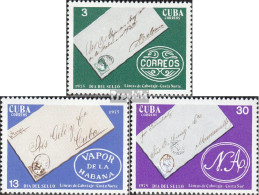 Kuba 2045-2047 (kompl.Ausg.) Postfrisch 1975 Tag Der Briefmarke - Neufs