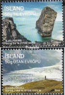 Island 1417-1418 (kompl.Ausg.) Postfrisch 2014 Tourismus - Unused Stamps