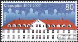 Island 1183 (kompl.Ausg.) Postfrisch 2007 Spital - Neufs
