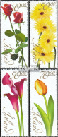 Island 1089-1092 (kompl.Ausg.) Postfrisch 2005 Blumen - Neufs