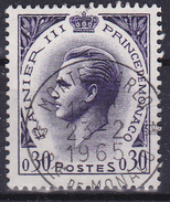 Timbre-poste Oblitéré - Prince Rainier III - N° 545 (Yvert) - Principauté De Monaco 1960 - Usados