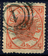 Stamp  Denmark 1864 4s Used - Used Stamps