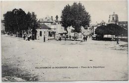 CPA Villefranche De Rouergue Aveyron écrite - Villefranche De Rouergue