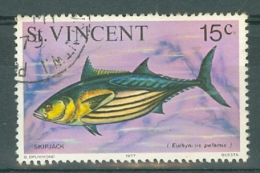 St Vincent: 1975/76   Marine Life    SG432     15c   [Skipjack Tuna]    Used - St.Vincent (...-1979)