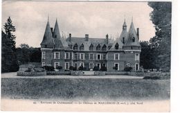 Cpa Des Environs Châteauneuf - Le Château De Maillebois - Côté Nord - - Châteauneuf