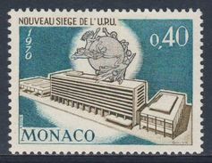 Monaco 1970 Mi 976 YT 827 ** New U.P.U. Headquarters Building + Monument, Bern / Verwaltungsneubau Des Weltpostvereins - UPU (Union Postale Universelle)