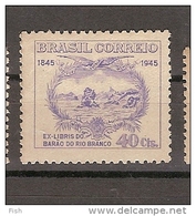 Brazil ** & Cent. Nasc. Do Barão Do Rio Branco 1947 (424) - Nuevos