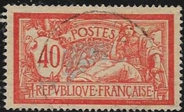 N° 119  FRANCE -  Merson 40c Rouge Et Bleu -  OBLITERE - Usati