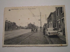 LOBBES-BONNIERS  .  La Place Et La Rue Des Waibes - Lobbes