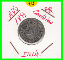 ITALIA - MONEDA DE 20 CENTESIMOS -AÑO 1894  UMBERTO - 1878-1900 : Umberto I.