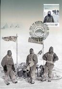 Entier Postal De 2012 Sur CP Avec Timbre "Centenaire Expédition En Antarctique - Xavier Mertz" - Oblit. PJ 4 Sept 2012" - Cartoline Maximum