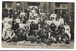 68 - CARTE PHOTO GROUPE DE SULZ VERS FREIBURG - Soultz