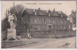 BERLAIMONT : PENSIONNAT DES GARCONS ET LE MONUMENT - ECRITE EN 1912 - 2 SCANS - - Berlaimont