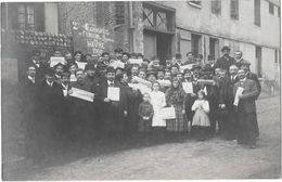 LE HAVRE (76) Carte Photo POLITIQUE Congrès De L'Union Des Syndicats Du Havre 1908 Groupe Gros Plan - Unclassified