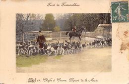 Fontainebleau    77         Thème Chasse A Courre  Lot De 7  Cartes   ( Voir Scan) - Fontainebleau