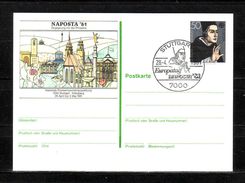 269d * BUND * GANZSACHE * NAPOSTA EUROPATAG * GESTEMPELT **!! - Private Postcards - Used